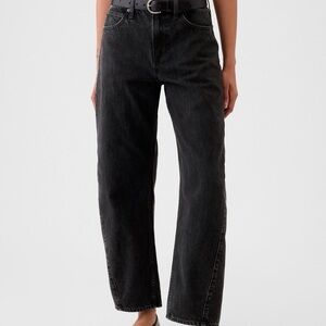 GAP Women's High Rise Barrel Jeans